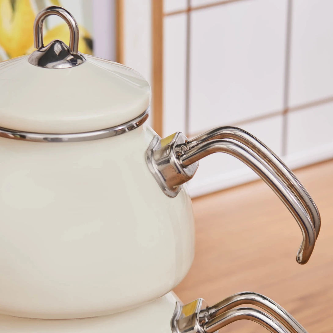 Loreto Enamel Teapot Set