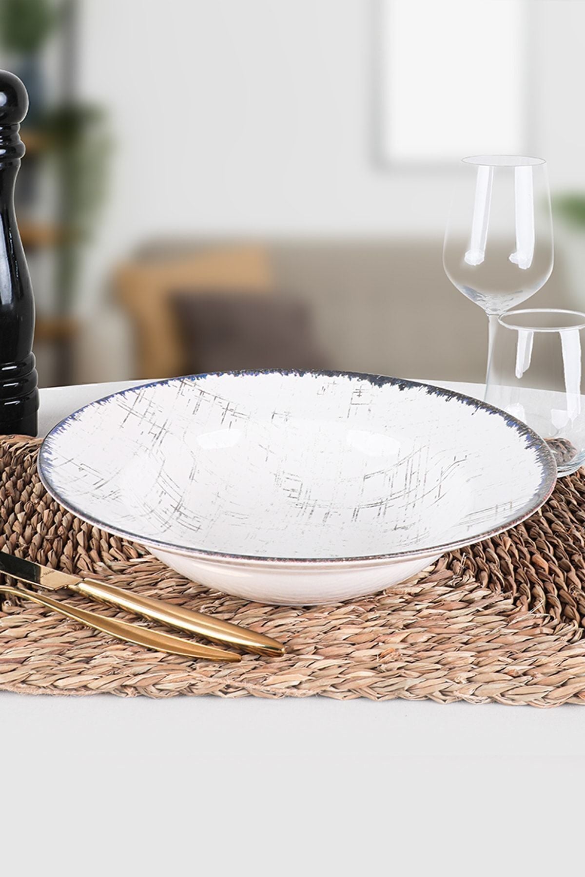 Line Pasta Plate 26 Cm