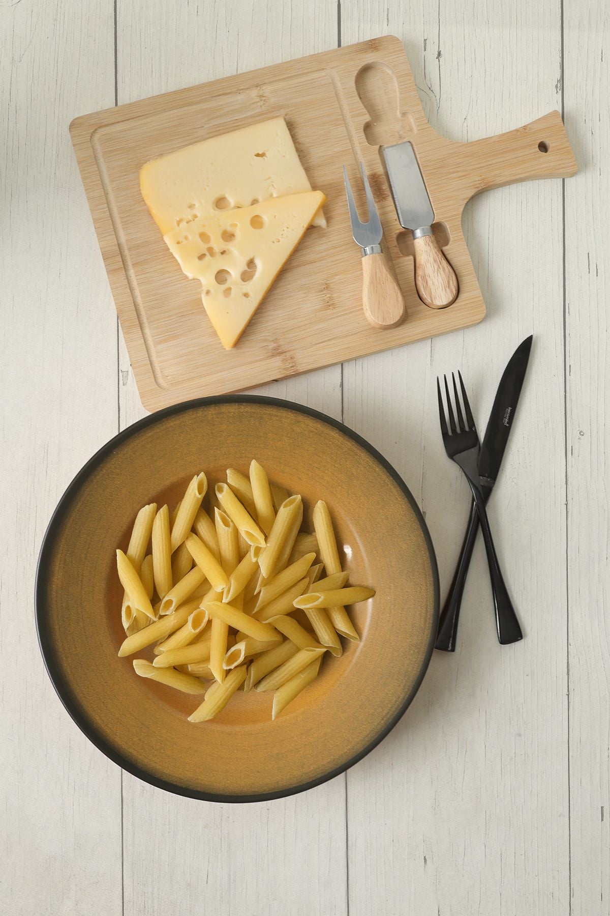 Yellow Aegan Pasta Plate 28 Cm