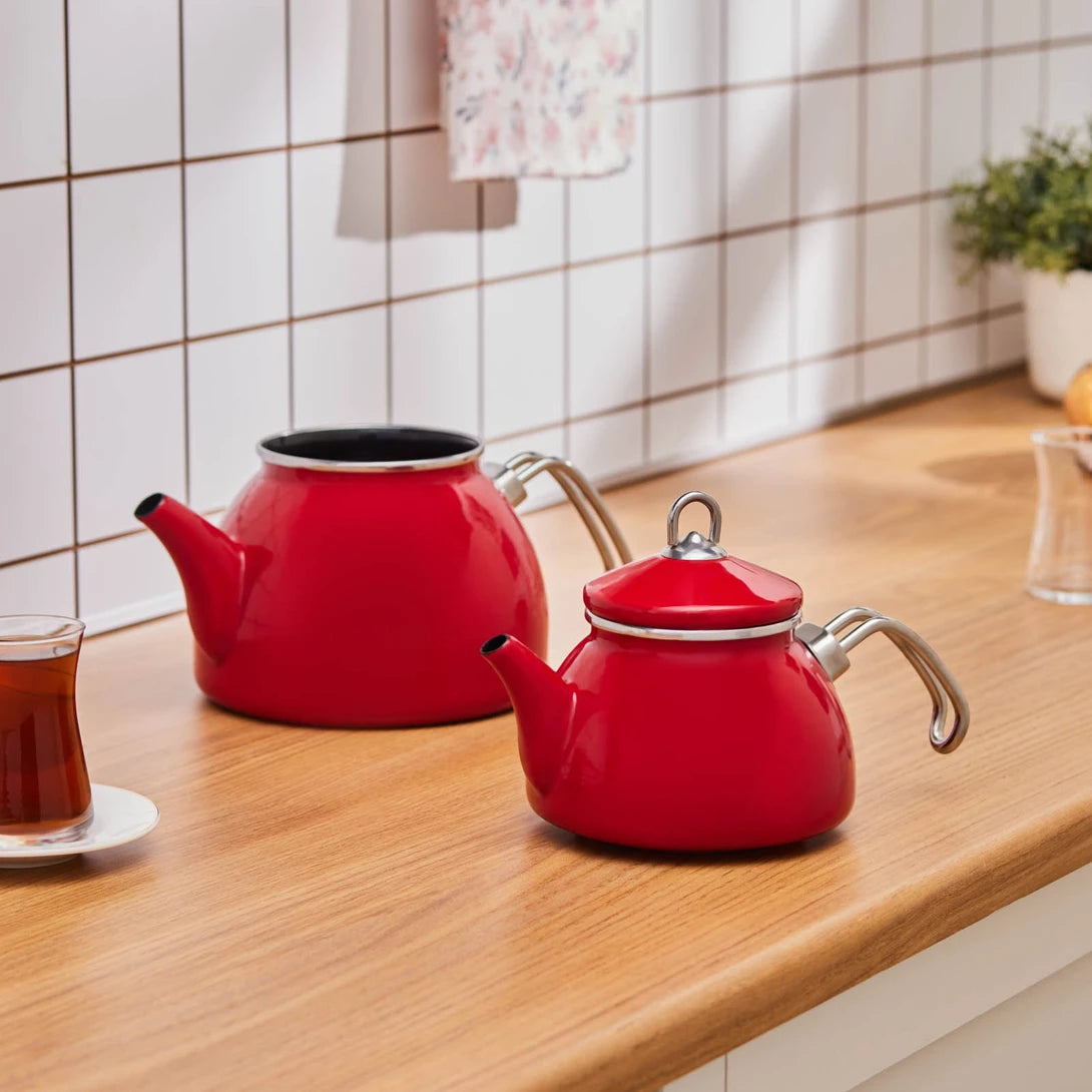 Loreto Enamel Teapot Set