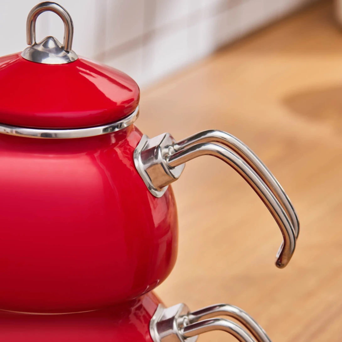 Loreto Enamel Teapot Set