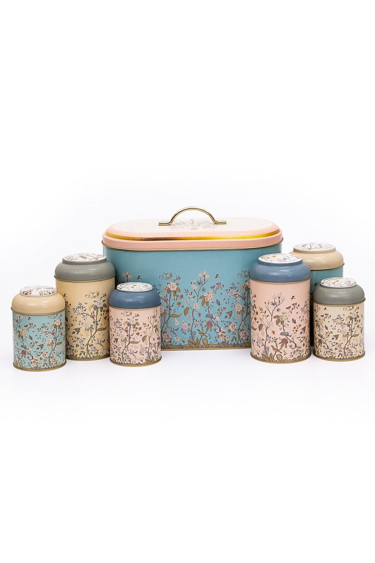 Botanica Metal Storage Containers Set of 7