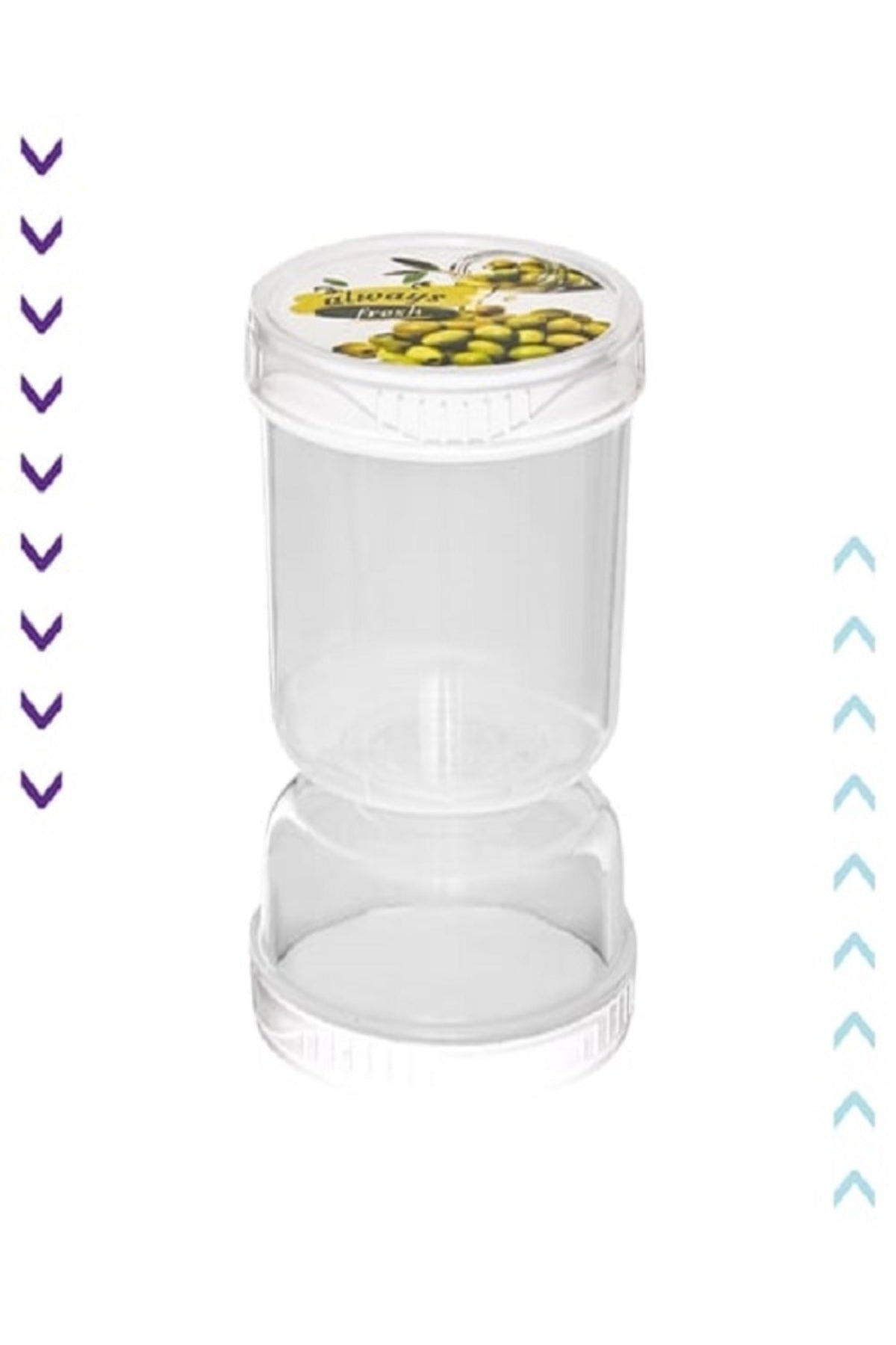 Hourglass Strainer Storage Container