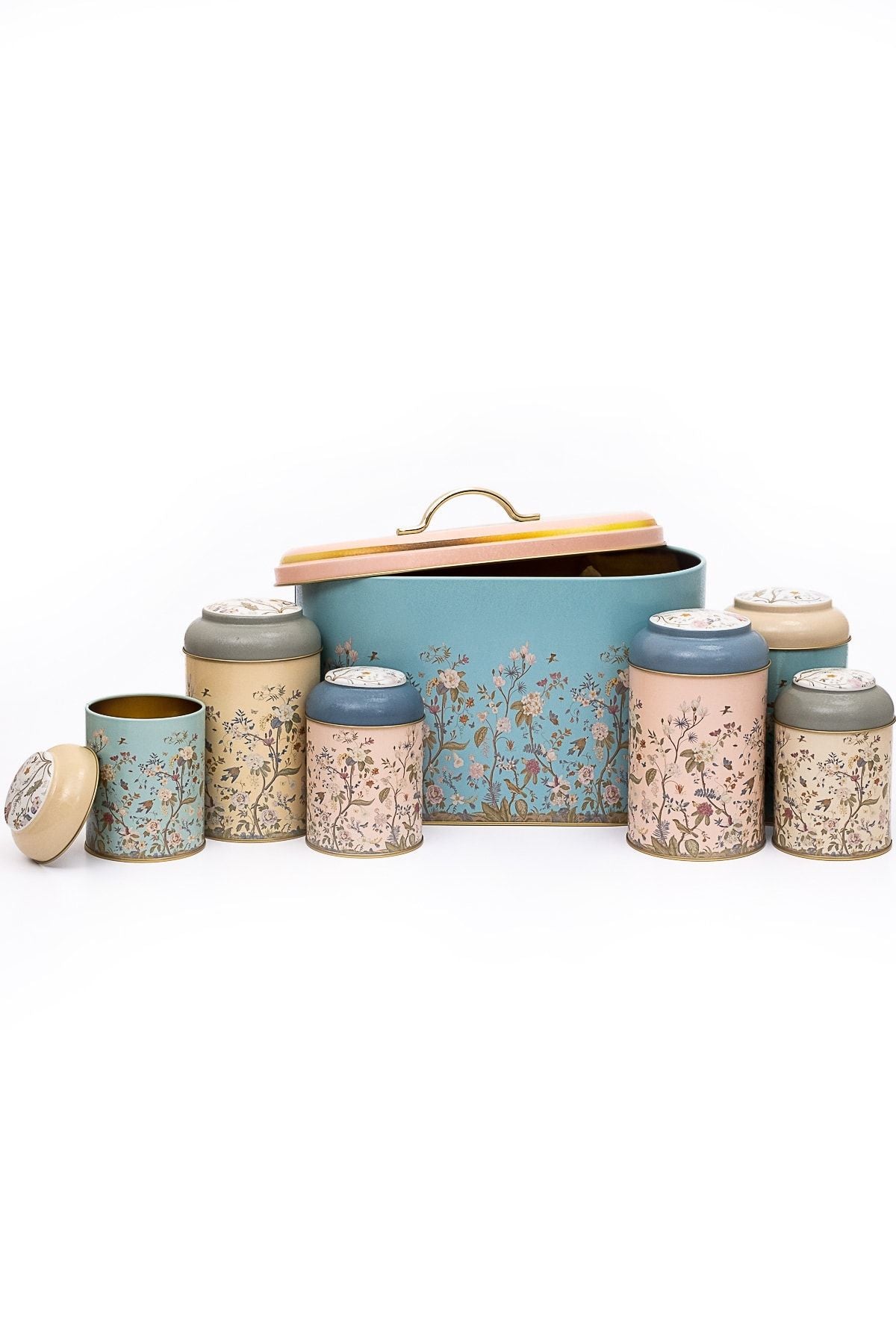 Botanica Metal Storage Containers Set of 7