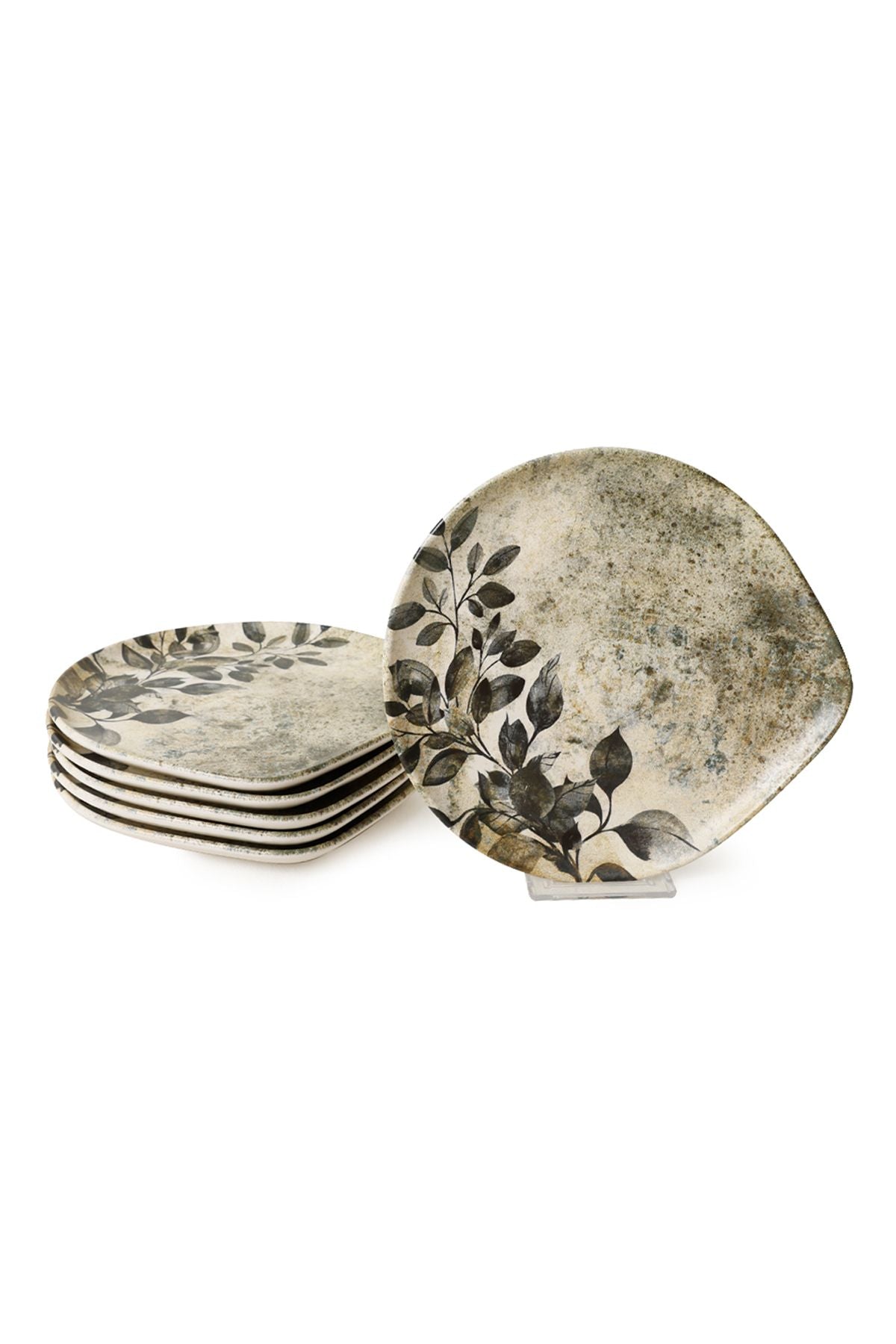Forest Rustle Serenity Cake Plate 22 Cm 6 Pieces