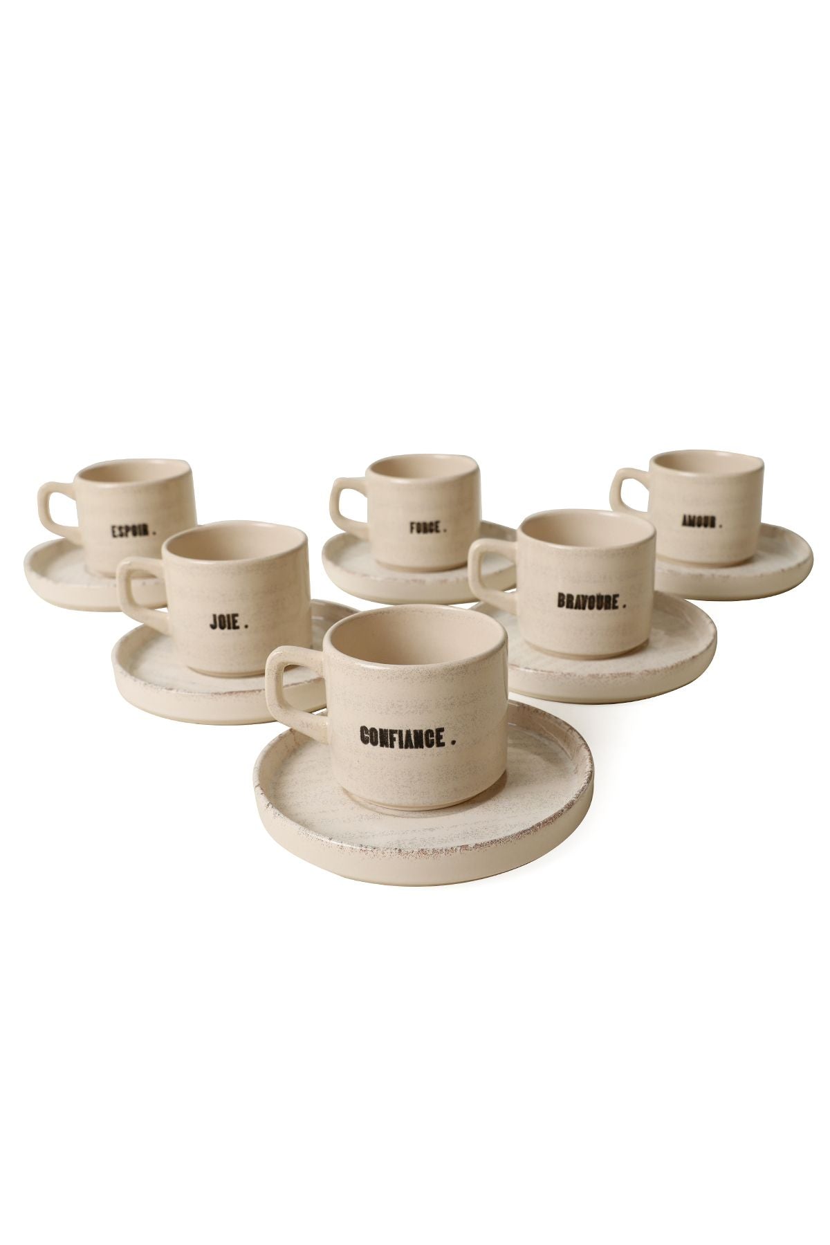 Deep Collection Motto Breakfast Set 20 Pieces for 6 People