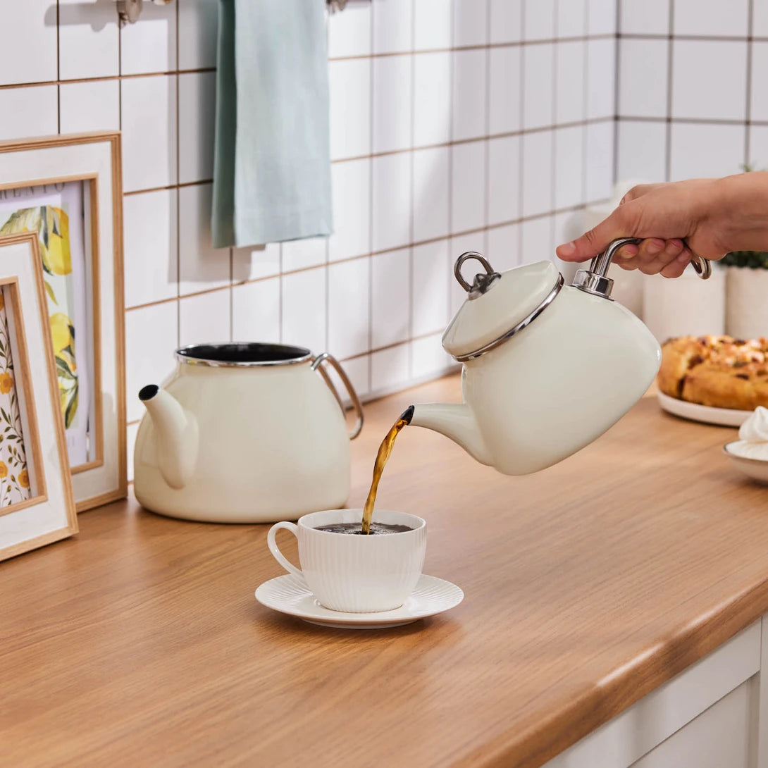 Loreto Enamel Teapot Set