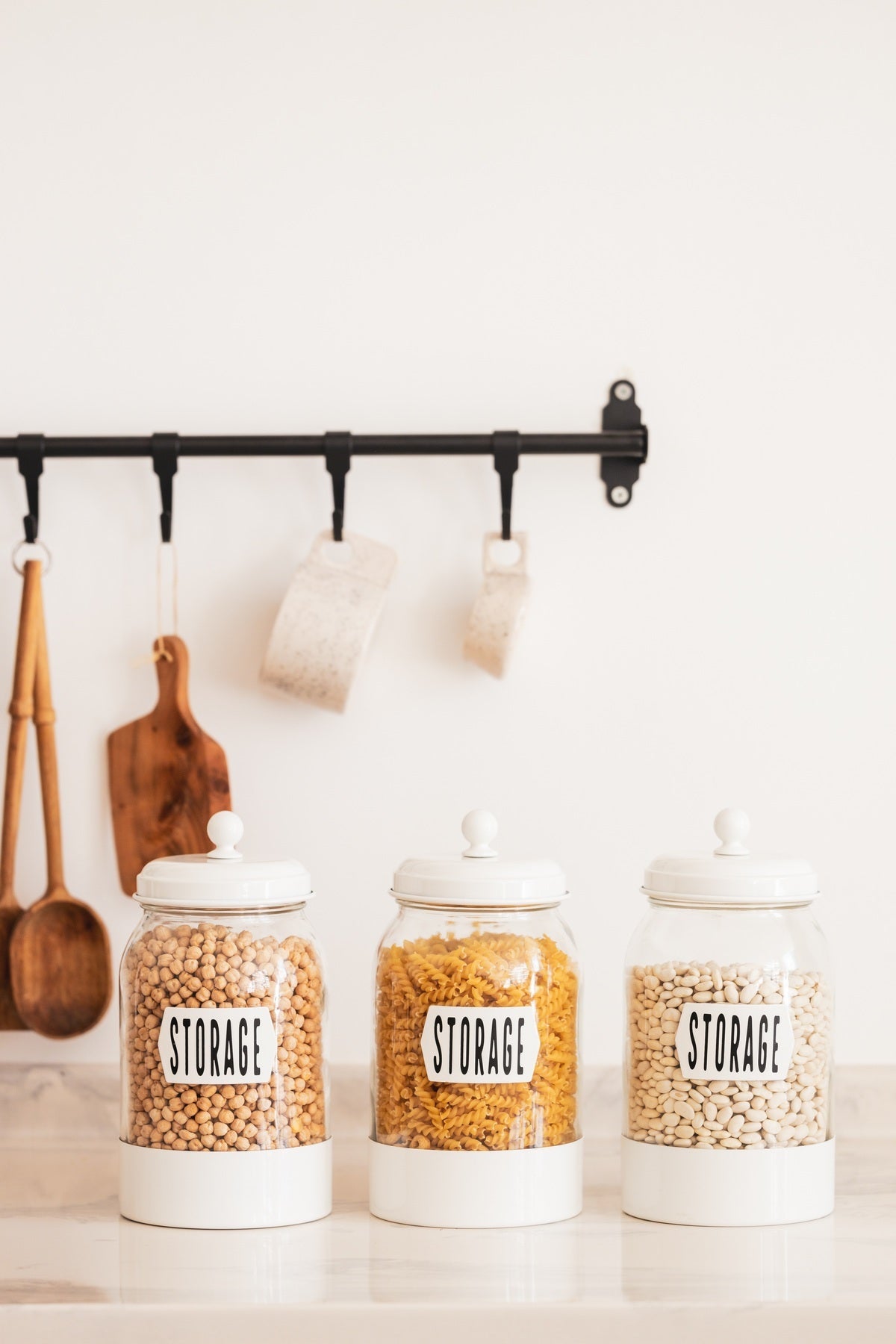 Galvanized Glass Jar 3 Piece Set
