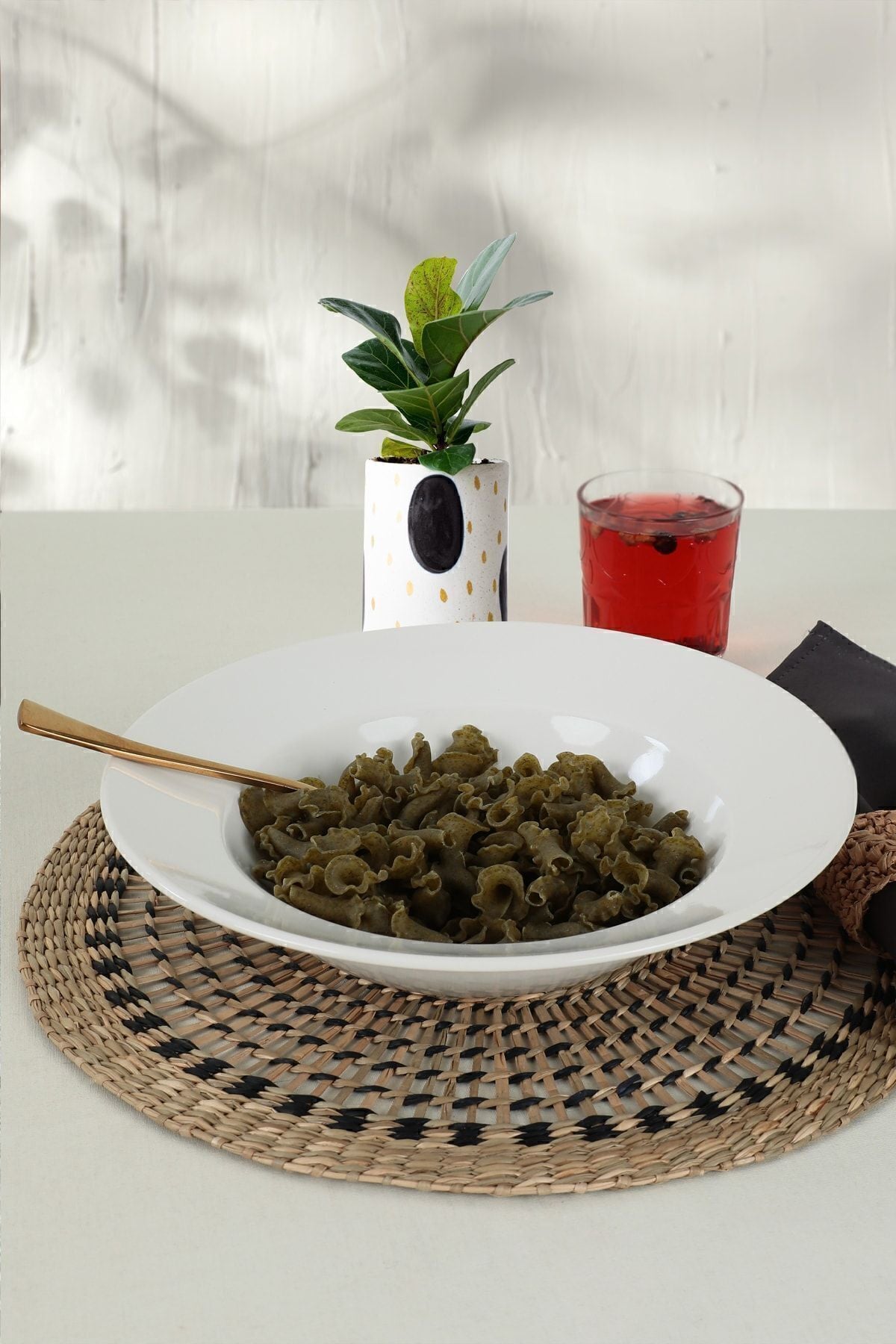 White Delta Pasta Plate 26 Cm