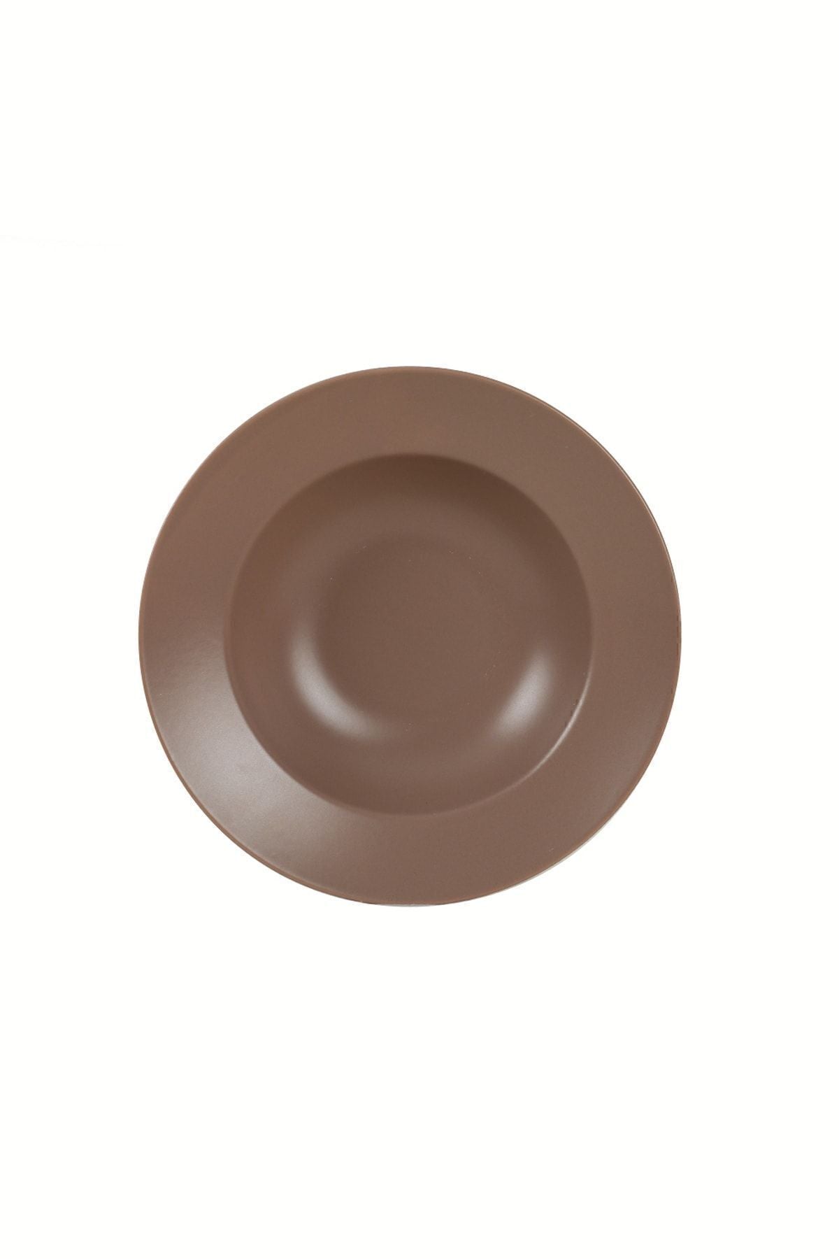 Matte Light Taupe Delta Pasta Plate 26 Cm