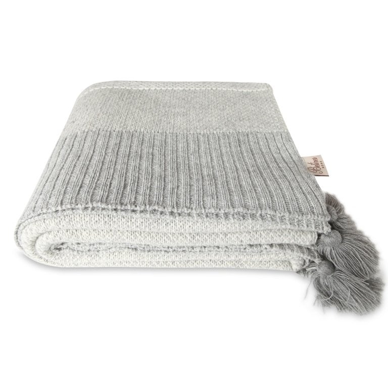 Wool Blend Sofa Throw 130x170 cm – Super Premium Quality