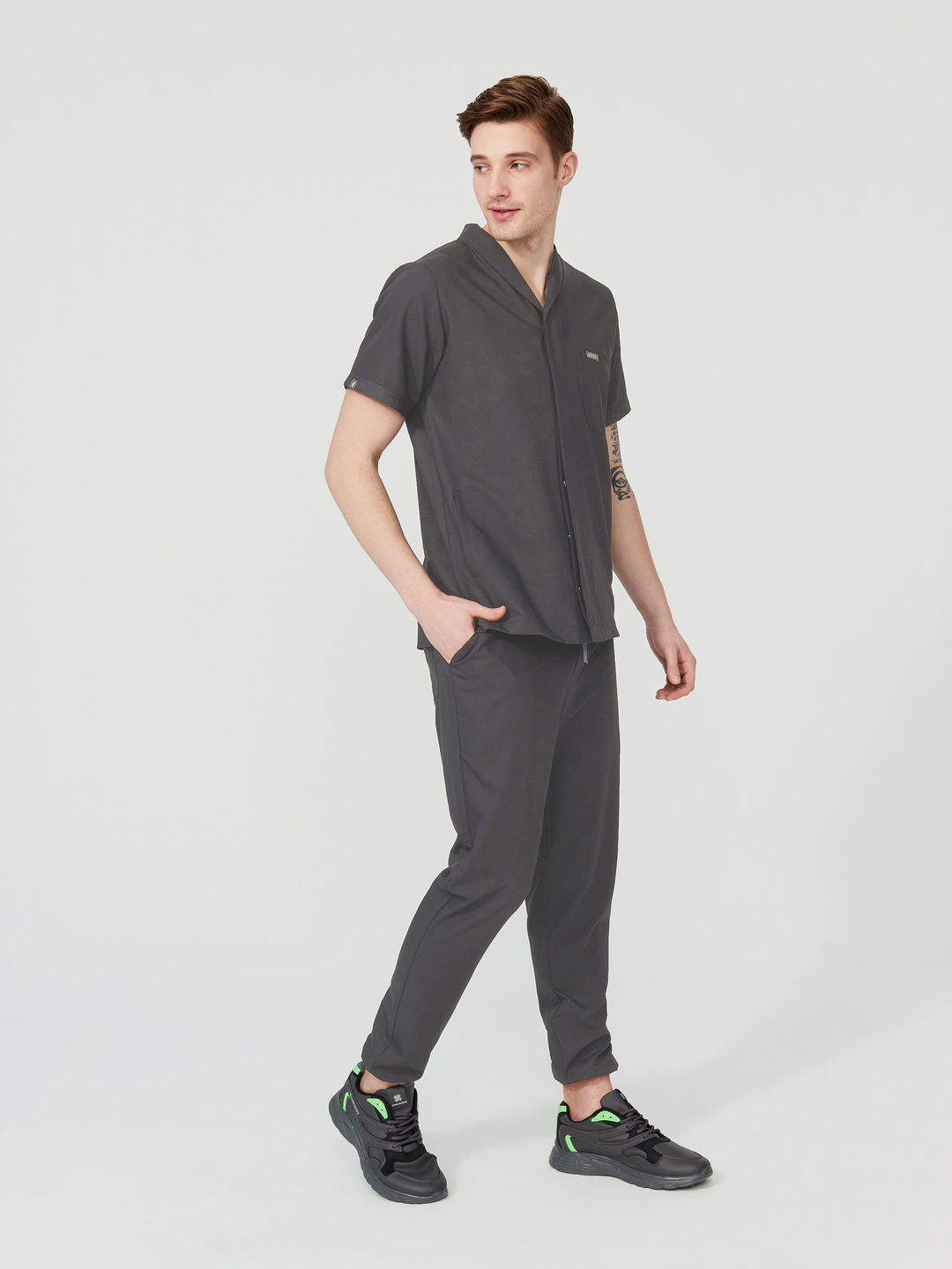 Cosa Tri Men's Scrubs - Anthracite