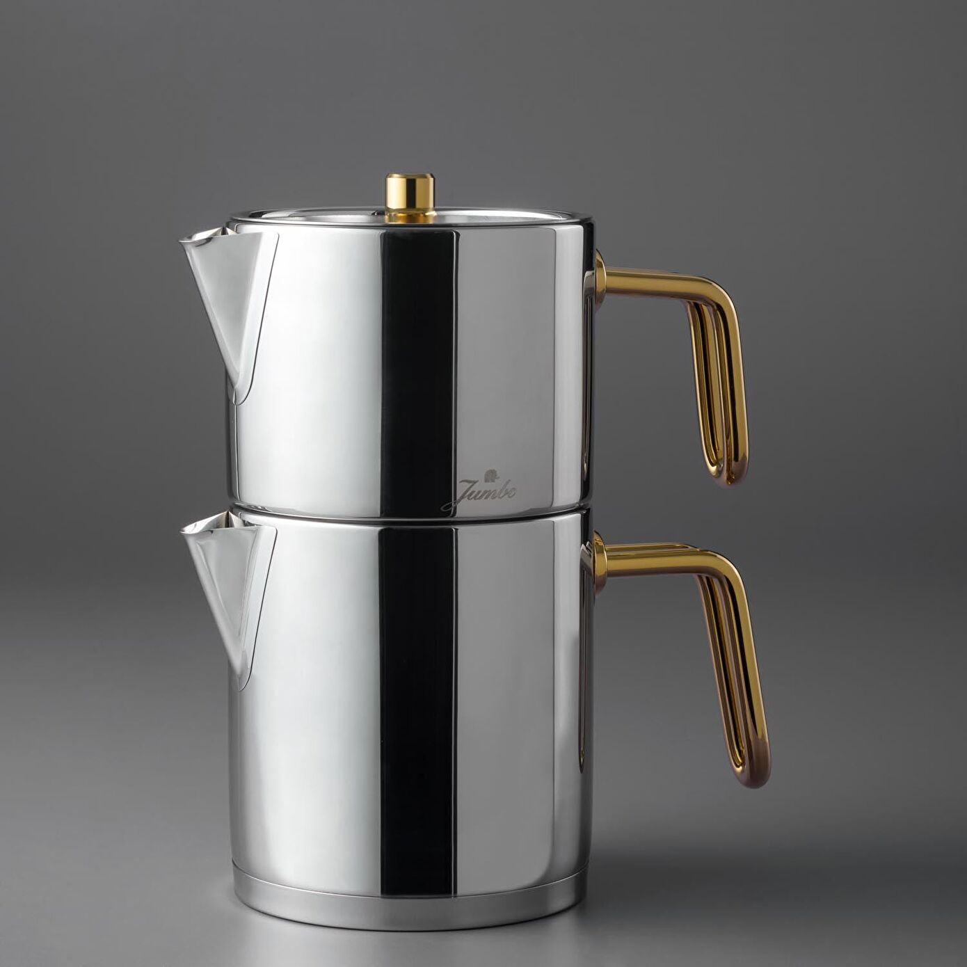 Jumbo Metalix Titanium Gold Induction Based Midi Tea Kettle