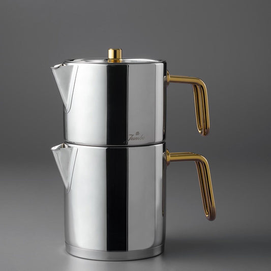 Jumbo Metalix Titanium Gold Induction Based Midi Tea Kettle