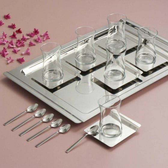 Jumbo Guest 13-Piece Square Tea Set