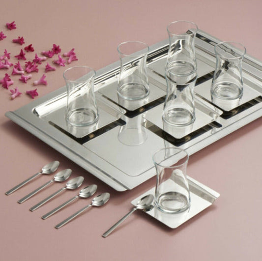 Jumbo Guest 13-Piece Square Tea Set