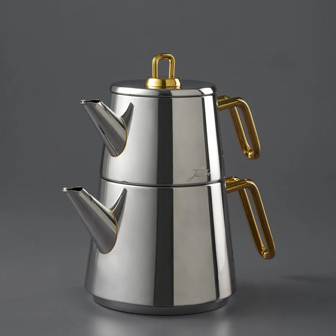 Jumbo Doha Titanium Gold Induction Base Tea Kettle