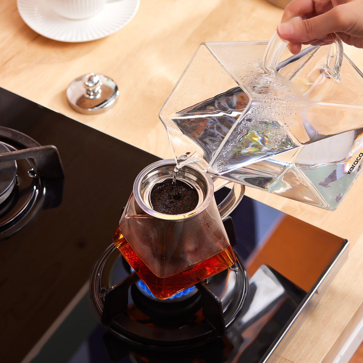 Giza Borosilicate Glass Teapot