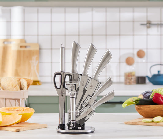 Meister Bremen 9 Piece Steel Knife Set
