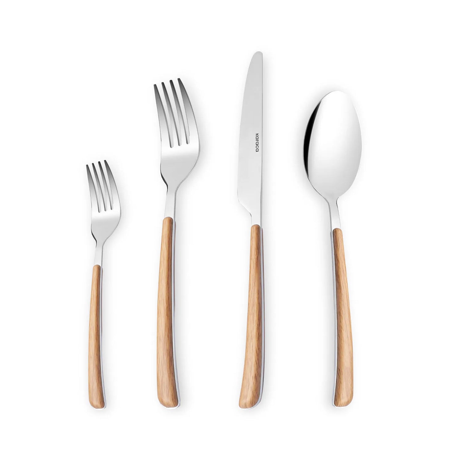 Karaca Melia Platinum 24-Piece Cutlery Set for 6 People
