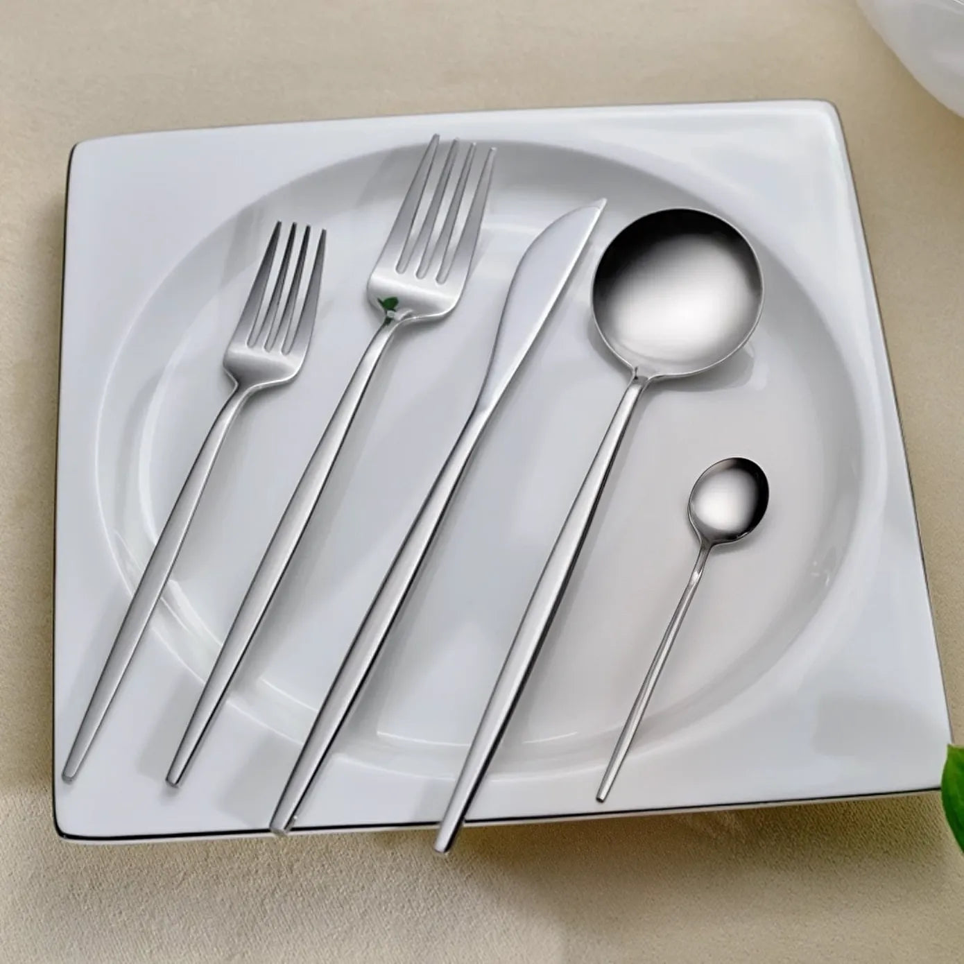 Orion Platinum 30 Piece Cutlery Set for 6 People