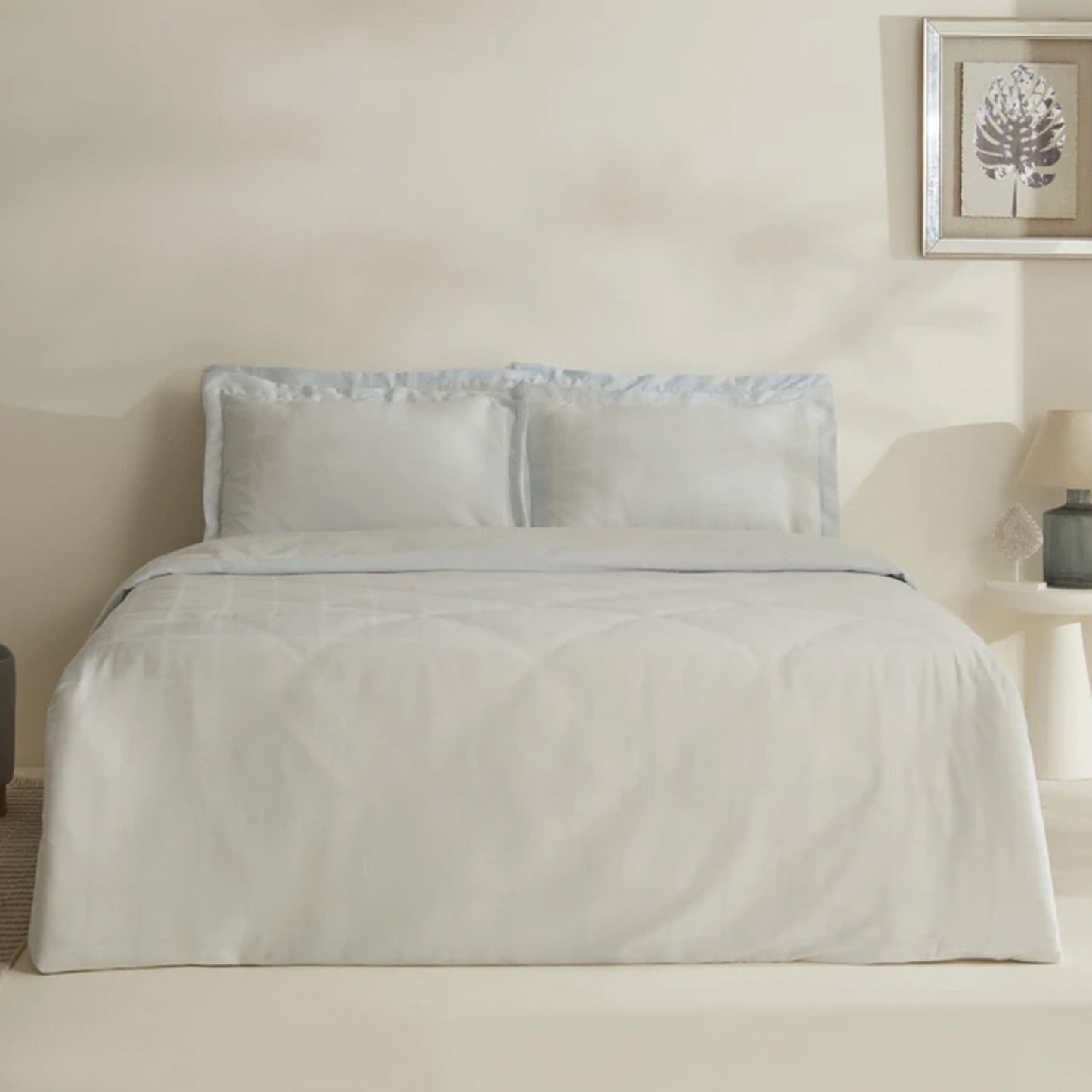 Royale Double Duvet Cover Set, Light Blue