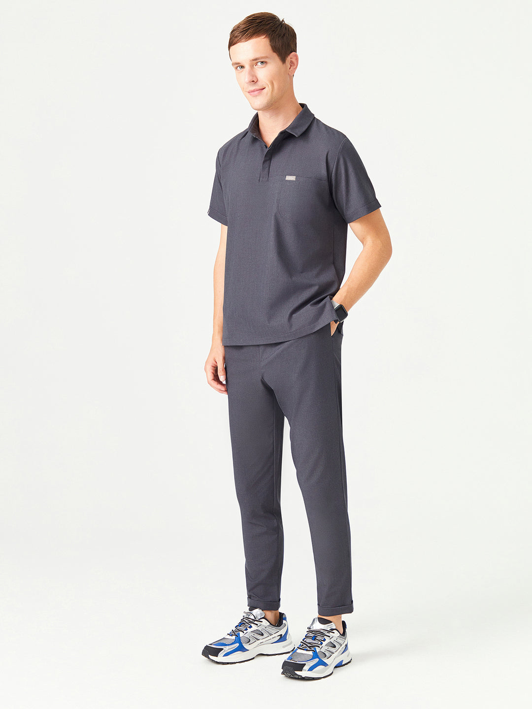 Cosa 03 Men's Scrub Trousers - Anthracite