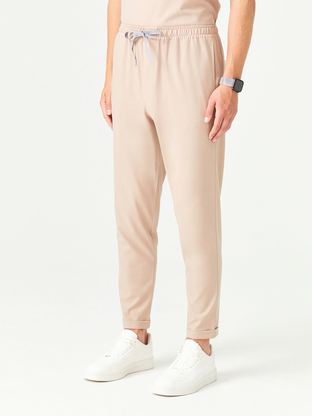 Cosa 03 Men's Scrub Trousers - Beige