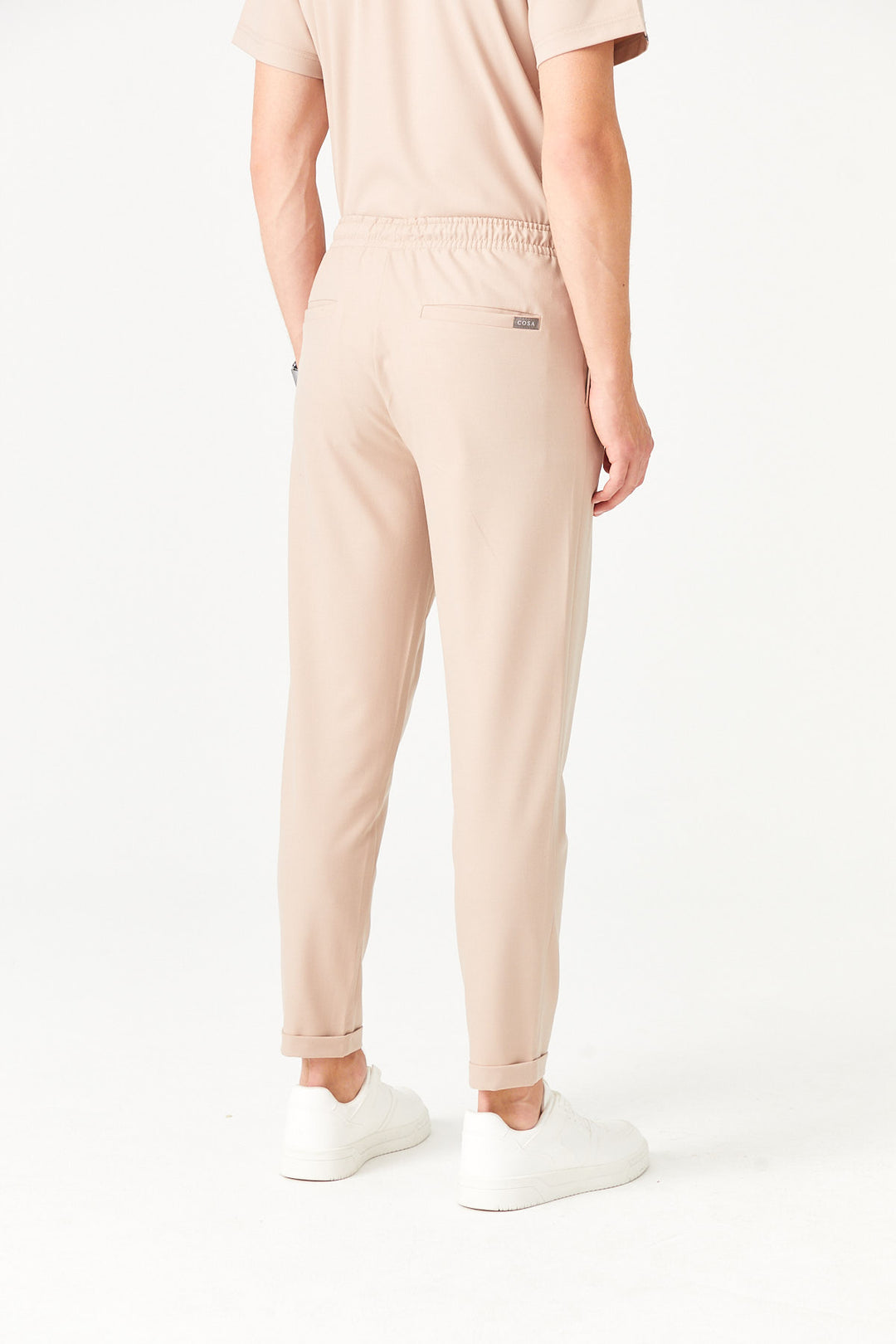 Cosa 03 Men's Scrub Trousers - Beige