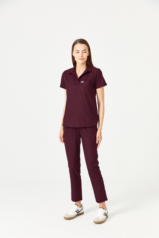 Cosa 03 Women's Top - Burgundy