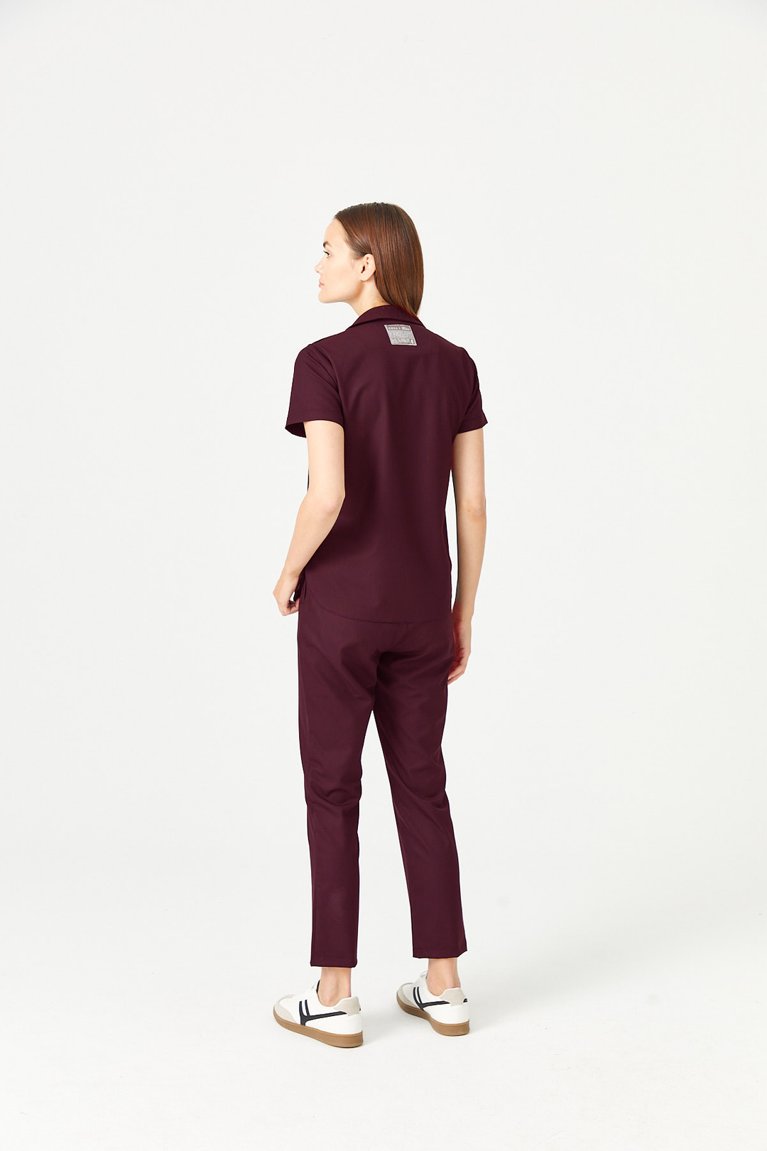 Cosa 03 Women's Scrub Trousers - Burgundy