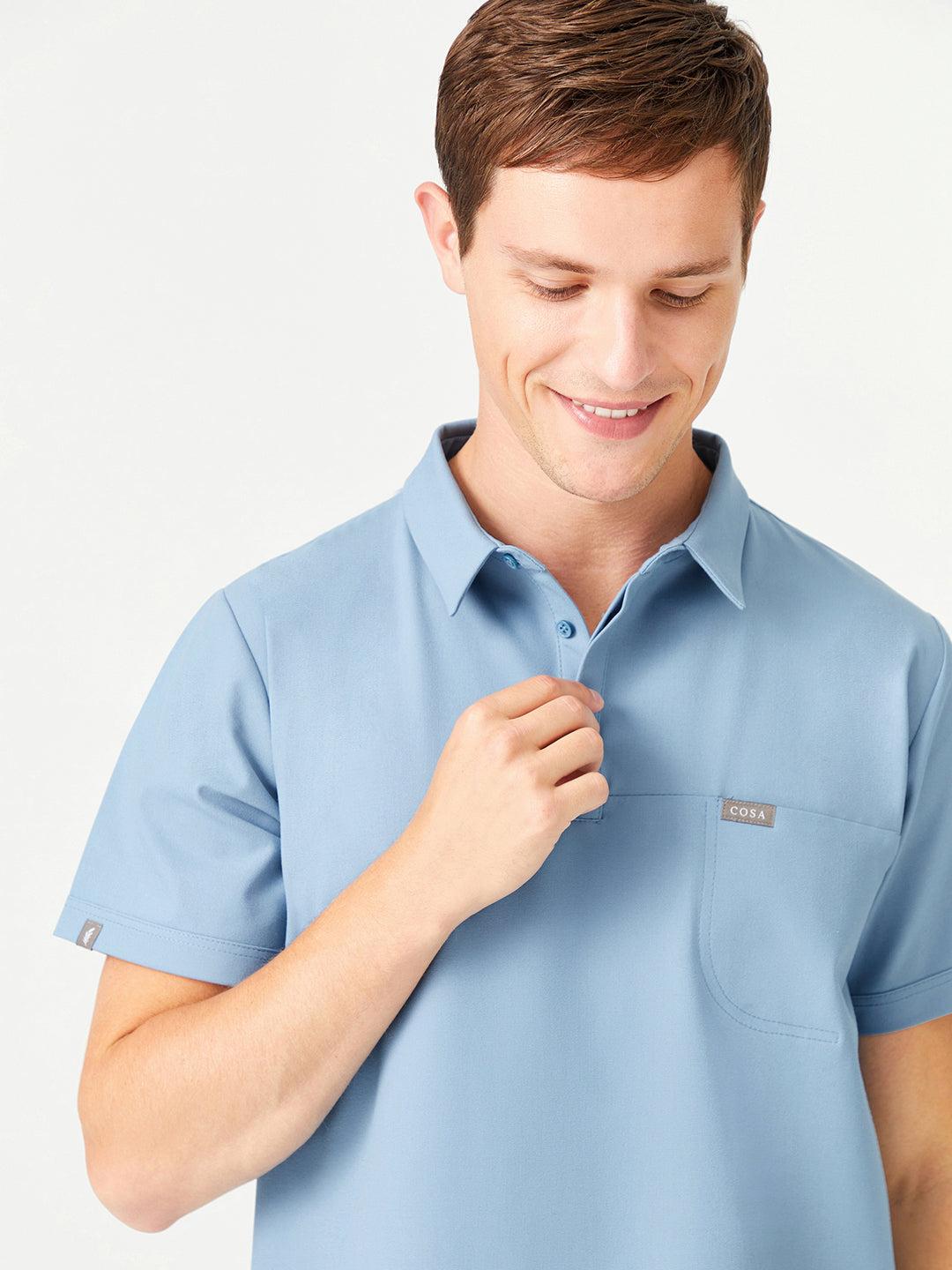 Cosa 03 Men's Scrub Trousers - Cosmic Blue