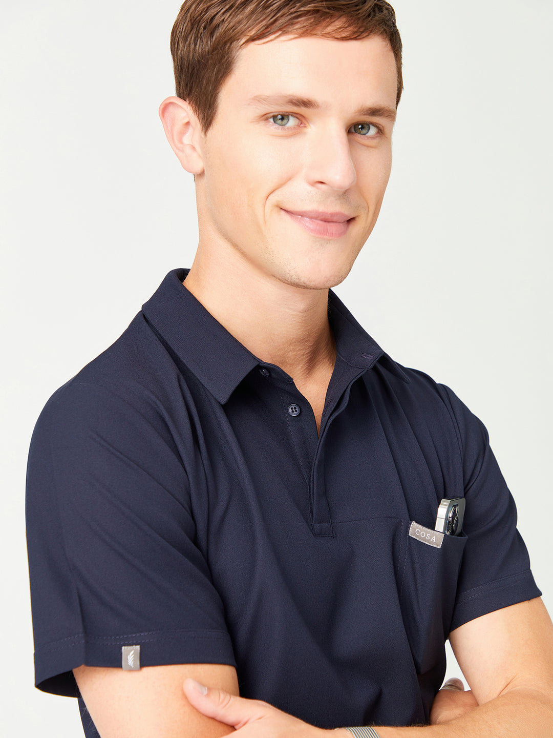 Cosa 03 Men's Top - Navy Blue