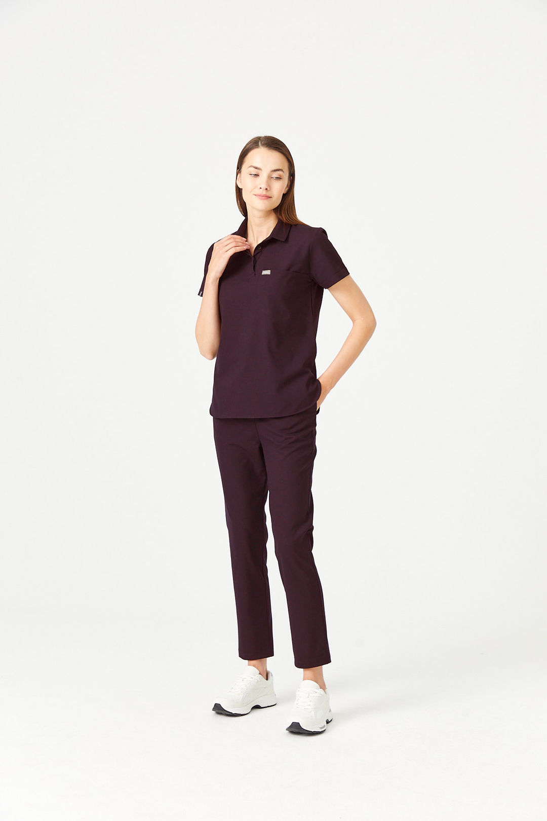 Cosa 03 Women's Scrub Trousers - Plum