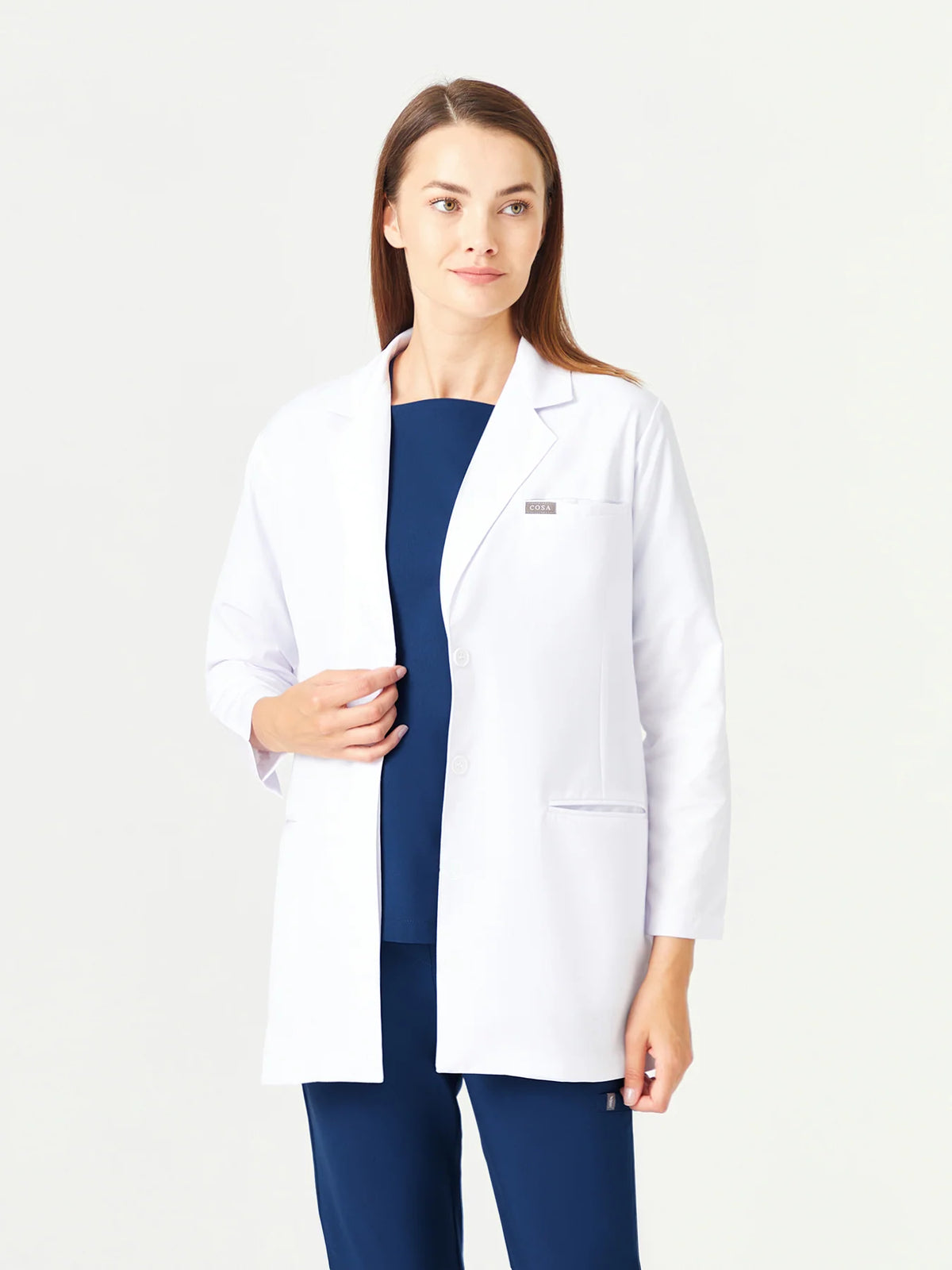 Cosa x Studio Brandia Women’s Jacket Collar Medical Coat