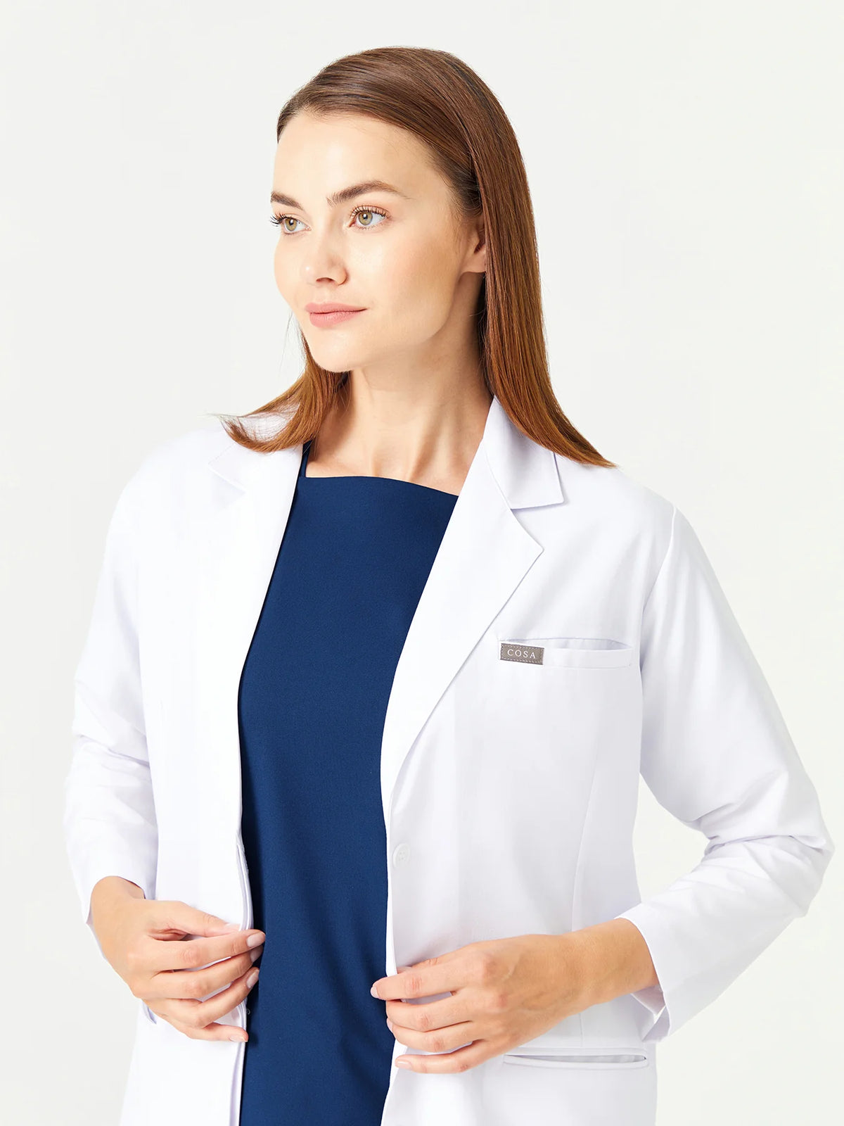 Cosa x Studio Brandia Women’s Jacket Collar Medical Coat