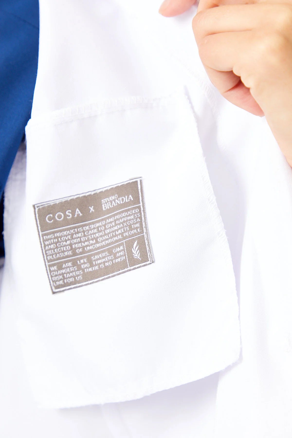 Cosa x Studio Brandia Women’s Jacket Collar Medical Coat