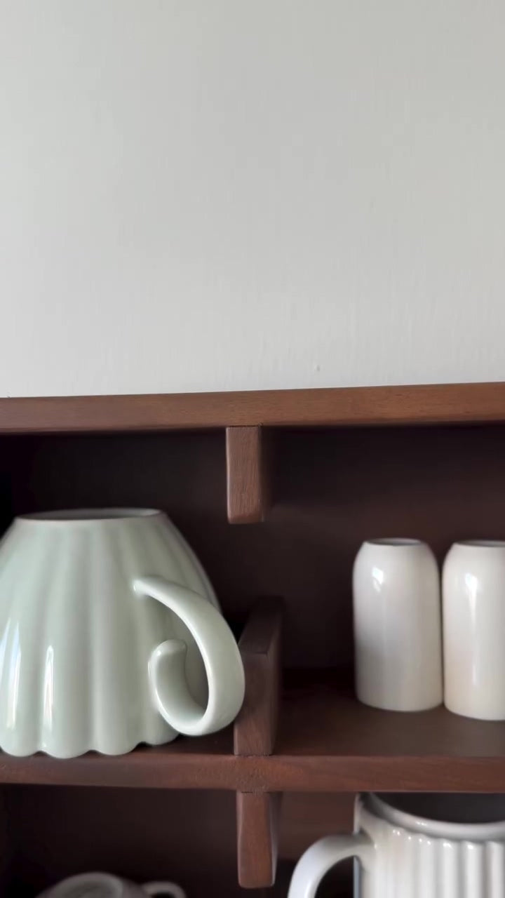 100% Natural Wood Mug Stand