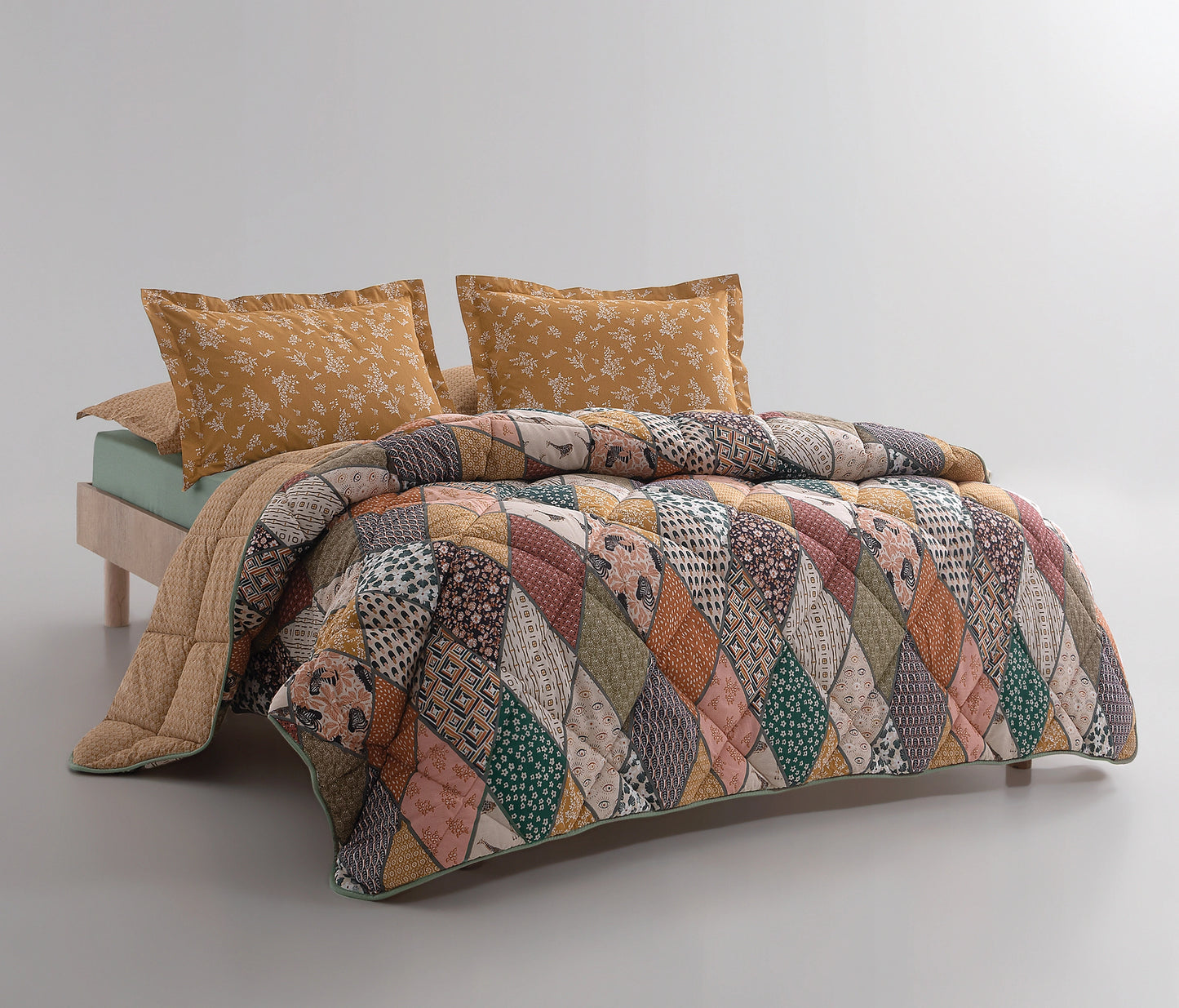Astrid Cotton Sleeping Set – Mustard