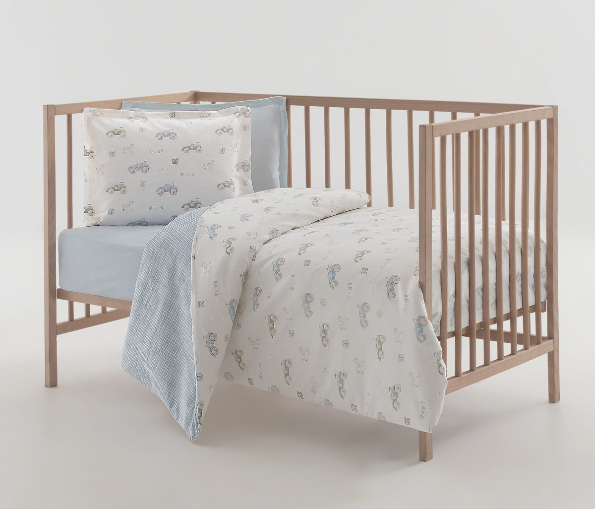 Mini Angy 100% Cotton Baby Duvet Cover Set