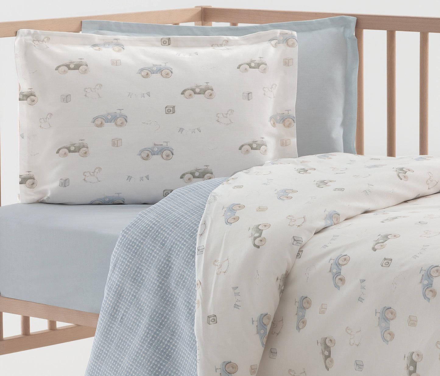 Mini Angy 100% Cotton Baby Duvet Cover Set