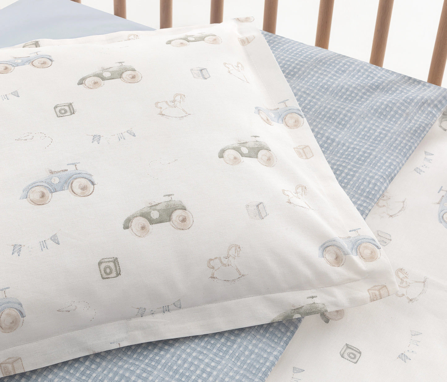 Mini Angy 100% Cotton Baby Duvet Cover Set