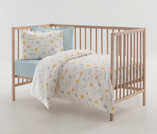 Mini Blooda 100% Cotton Baby Duvet Cover Set