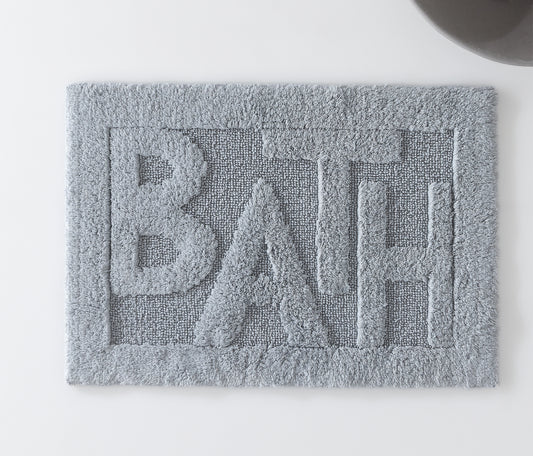 Flint Cotton Bath Mat 40x60 – Gray