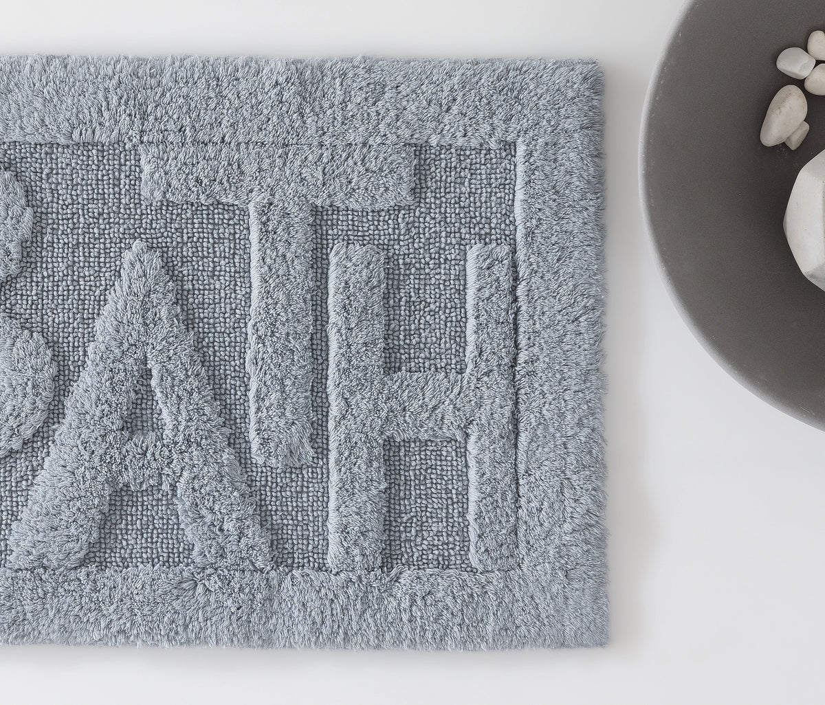 Flint Cotton Bath Mat 40x60 – Gray