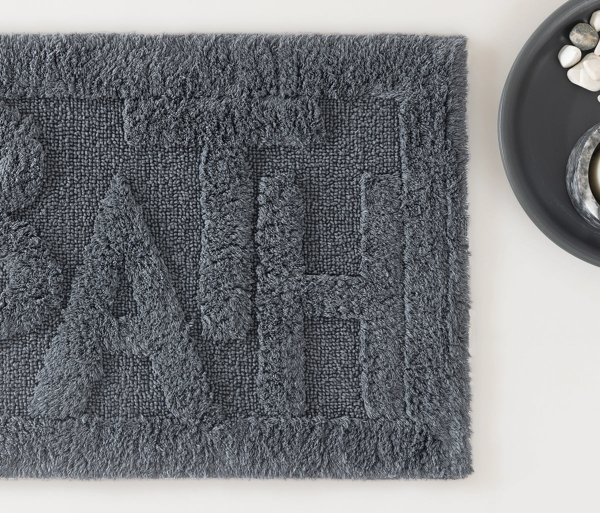 Flint Cotton Bath Mat 40x60 – Anthracite