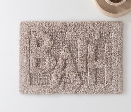 Flint Cotton Bath Mat 40x60 – Beige