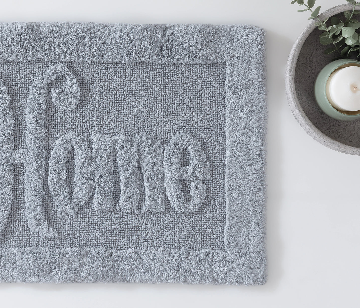 Faylin Cotton Bath Mat 40x60 – Gray