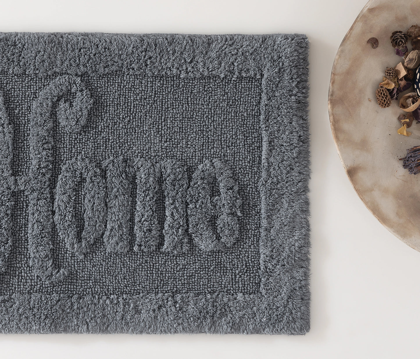 Faylin Cotton Bath Mat 40x60 – Anthracite