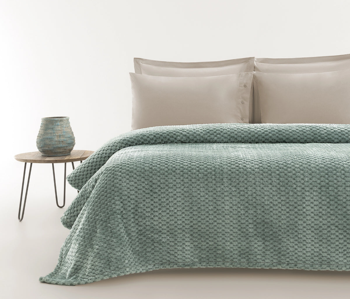Averia Wellsoft Double Blanket – Sage